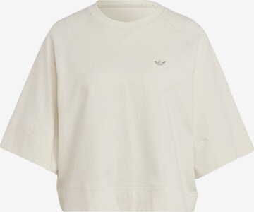 ADIDAS ORIGINALS T-Shirt 'Premium Essentials' in Beige: predná strana