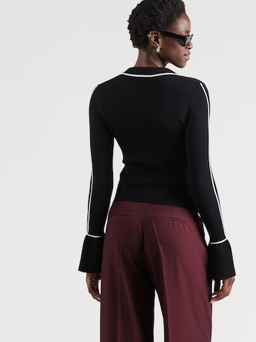 HUGO Pulóver 'Samur' - fekete