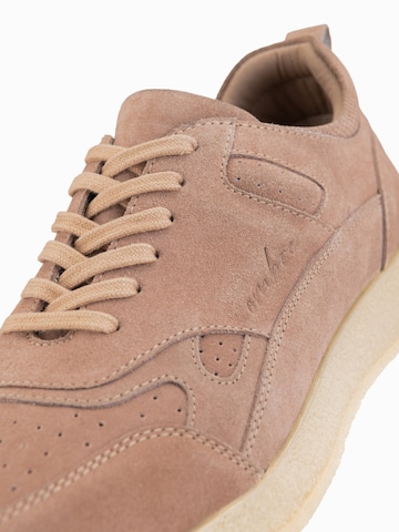 Ombre Platform trainers in Beige