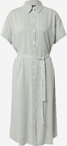 VERO MODA - Vestidos camiseiros 'Bumpy' em branco: frente