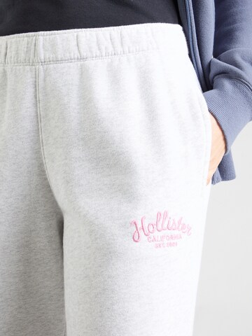 HOLLISTER Wide leg Trousers in Grey