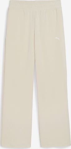 PUMA Loosefit Broek 'Essentials Elevated' in Beige: voorkant