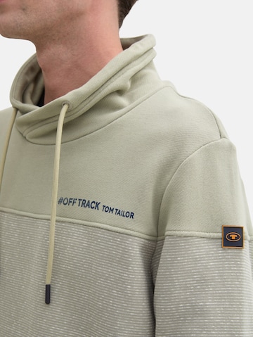 TOM TAILOR Sweatshirt in Green