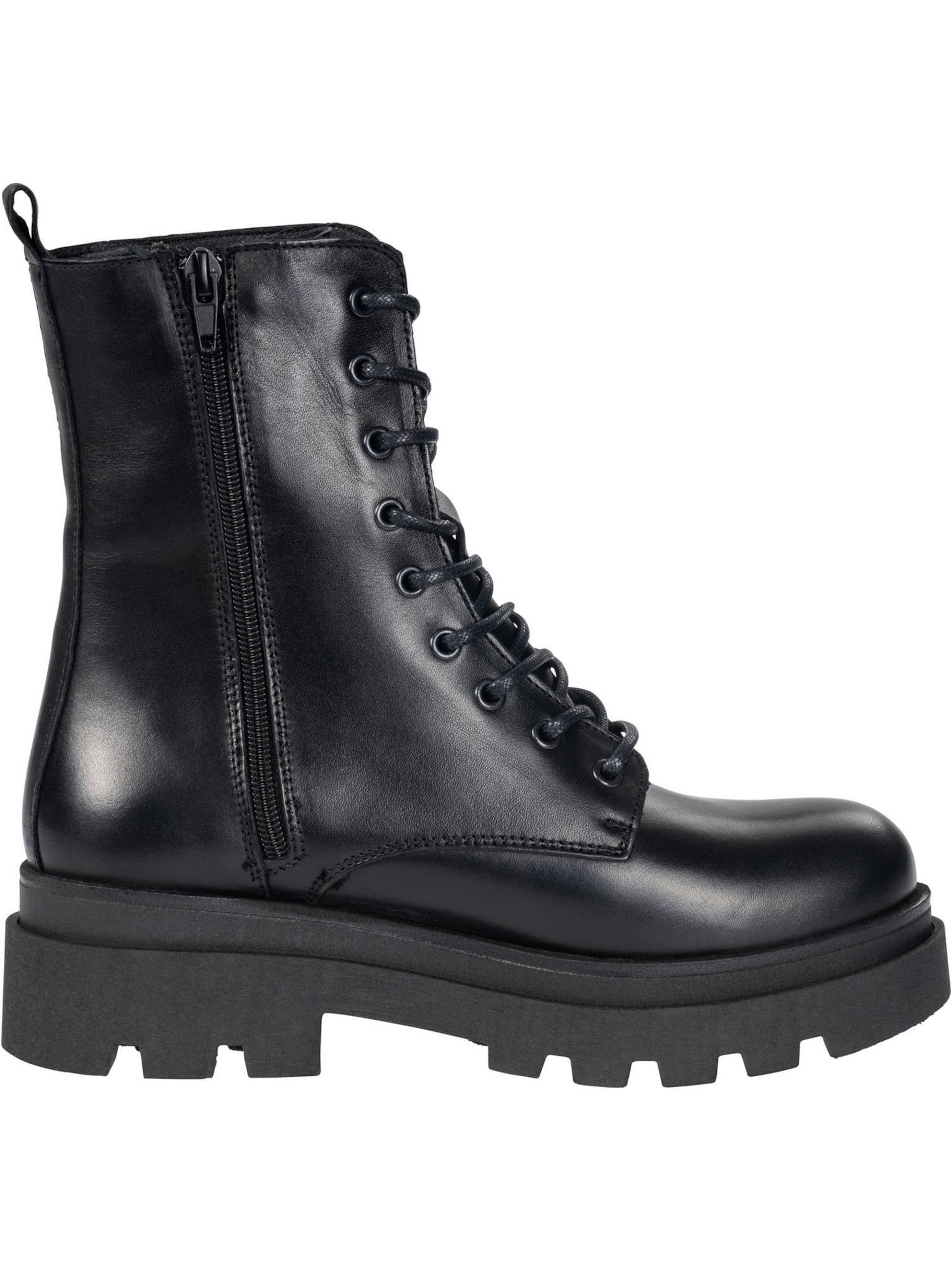 Bottines à lacets 'Alor' Palado en noir