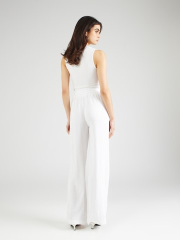 SELECTED FEMME Loose fit Pants 'VIVA-GULIA' in White