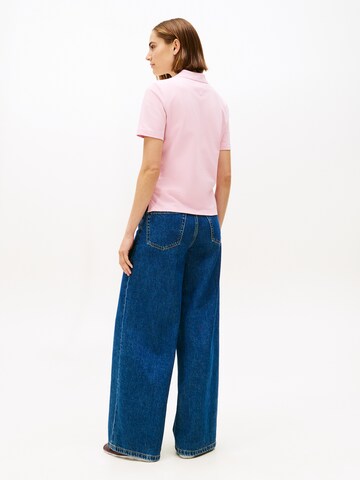 TOMMY HILFIGER Poloshirt '1985' in Pink