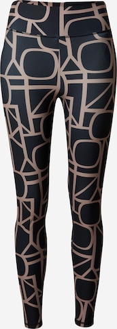 ONLY PLAY - Skinny Pantalón deportivo 'FONT-2' en negro: frente