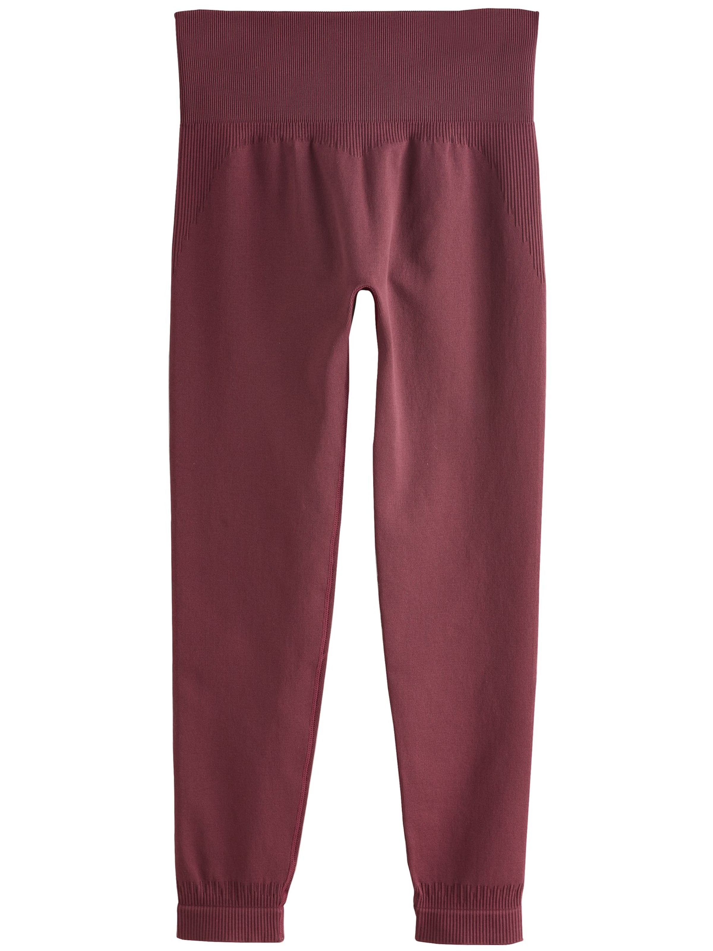 self. Leggings in Red: front