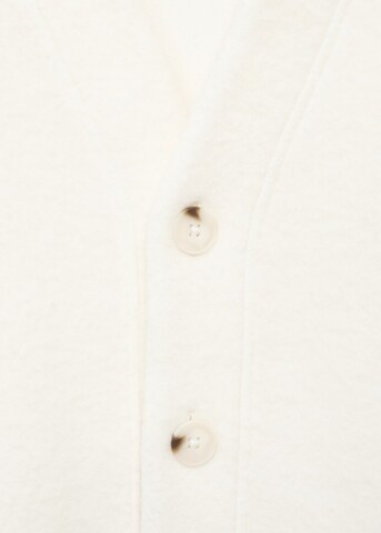 MANGO Strickjacke 'Polen' in Weiß