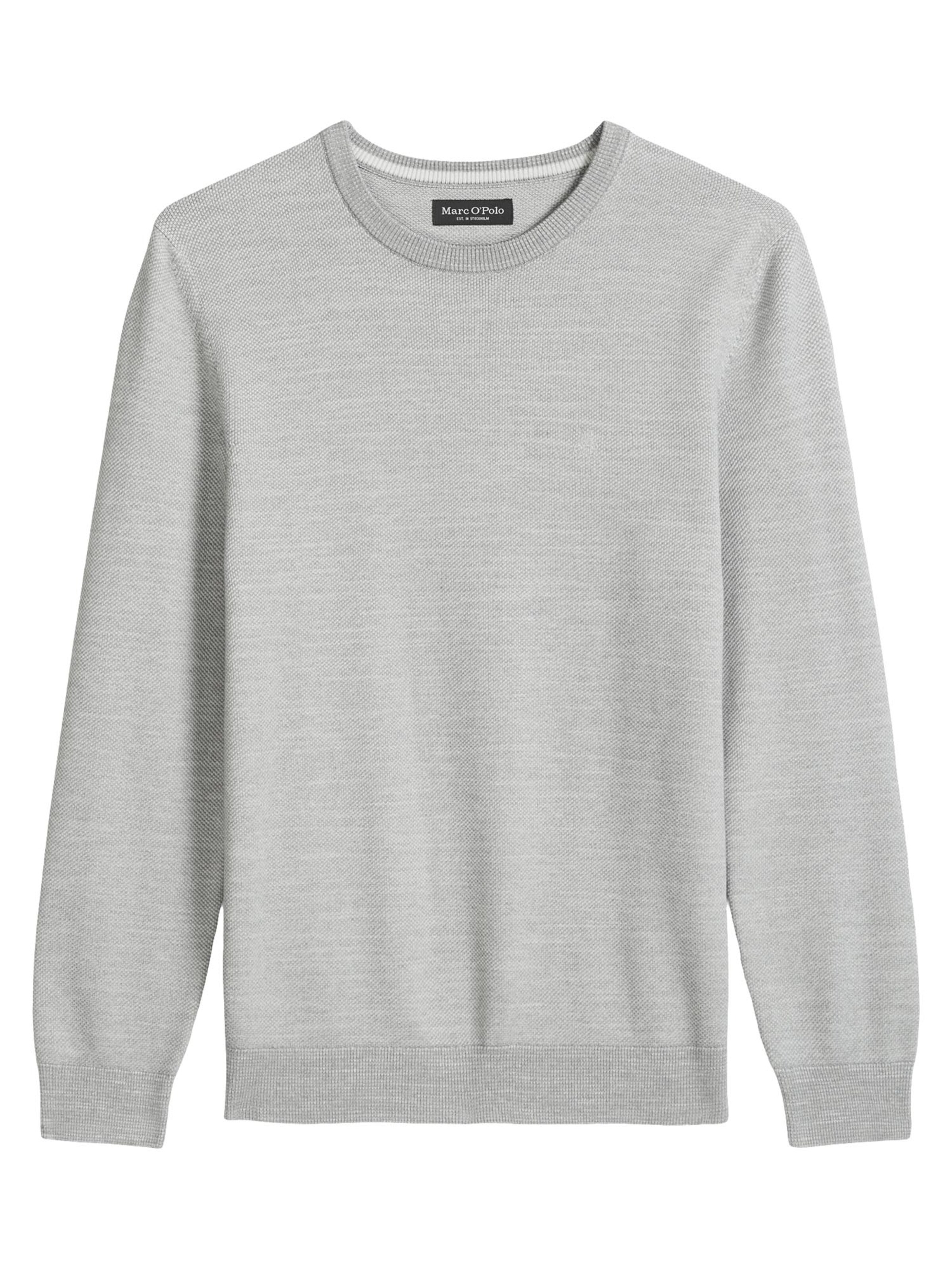 Marc O'Polo Sweater 'Jonte' in Grey: front