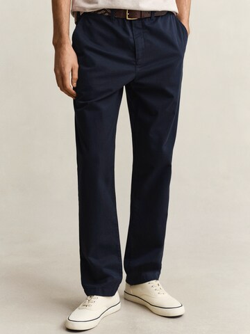Regular Pantaloni eleganți 'CLASSIC' de la GANT pe albastru: față