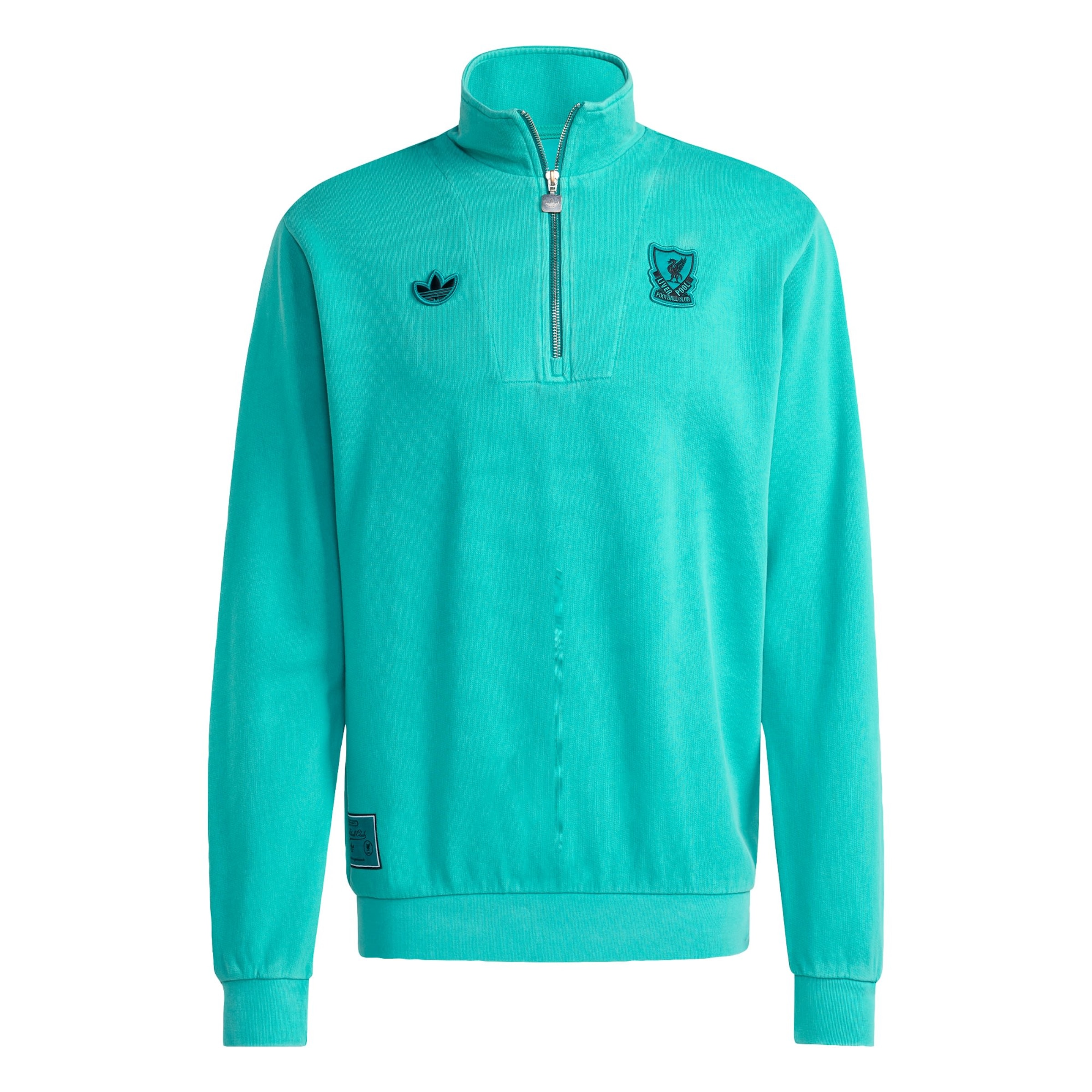 ADIDAS ORIGINALS Sports sweatshirt 'FC Liverpool Terrace Icons' in Turquoise, Item view