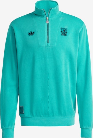ADIDAS ORIGINALS - Camiseta deportiva 'FC Liverpool Terrace Icons' en verde: frente