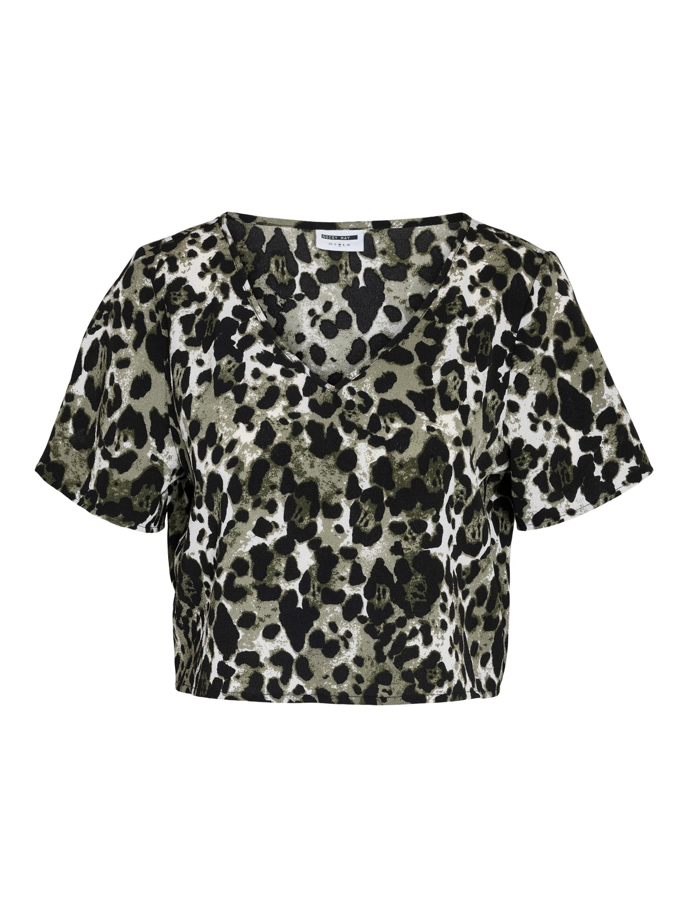 T-shirt Noisy may en vert : devant