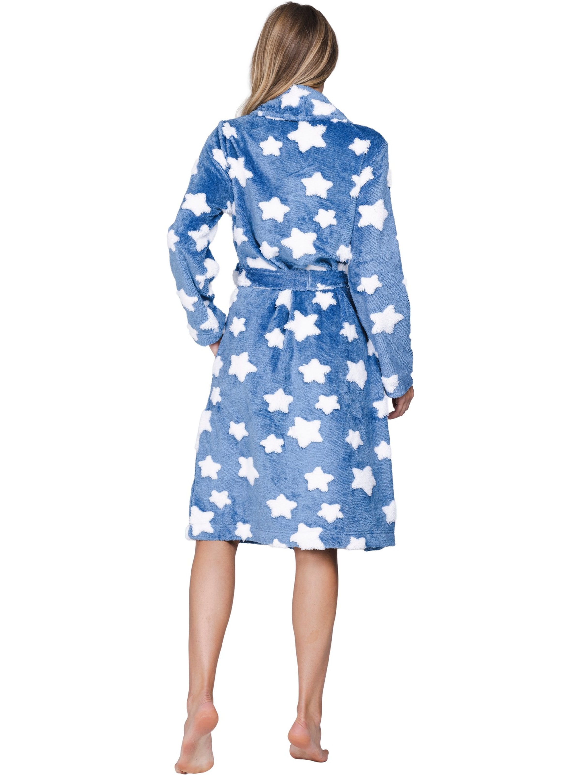 Rebelle Dressing gown 'Starry Nights' in Blue