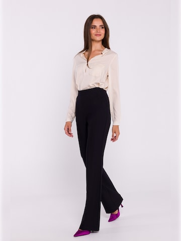 Stylove - Bootcut Pantalón de pinzas en negro