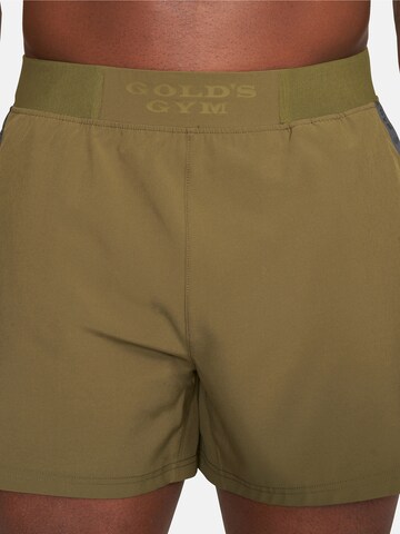 GOLD´S GYM APPAREL Loose fit Workout Pants 'Mark' in Green