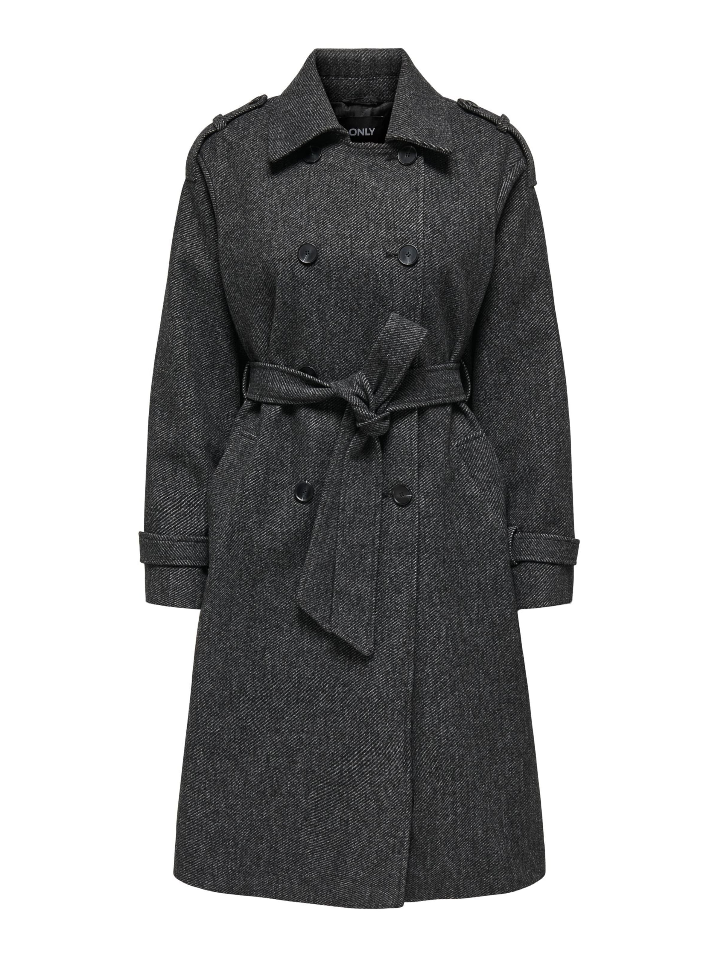 ONLY Between-Seasons Coat 'ONLAsta' in Grey: front