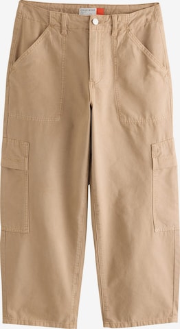 Wide Leg Jeans cargo Next en beige : devant