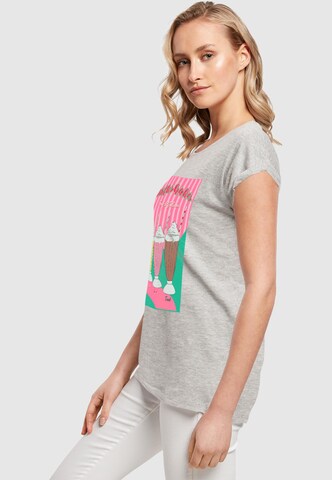 Mister Tee Shirt 'Milkshake' in Grijs