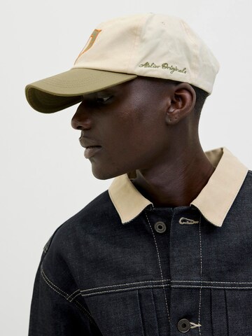 JACK & JONES Cap 'JACLoose Pisa' in Beige