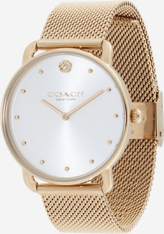 COACH - Relógios analógicos 'Elliot' em ouro: frente