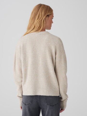 OPUS Gebreid vest 'Dametta' in Beige