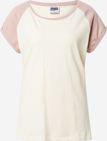 T-shirt Urban Classics en beige : devant