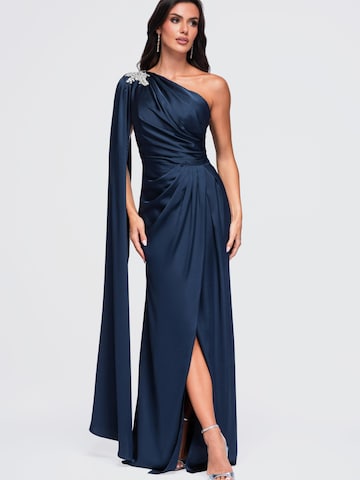 Ombre Abendkleid‌‌‌ in Blau
