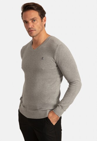 Sir Raymond Tailor Pullover in Grau