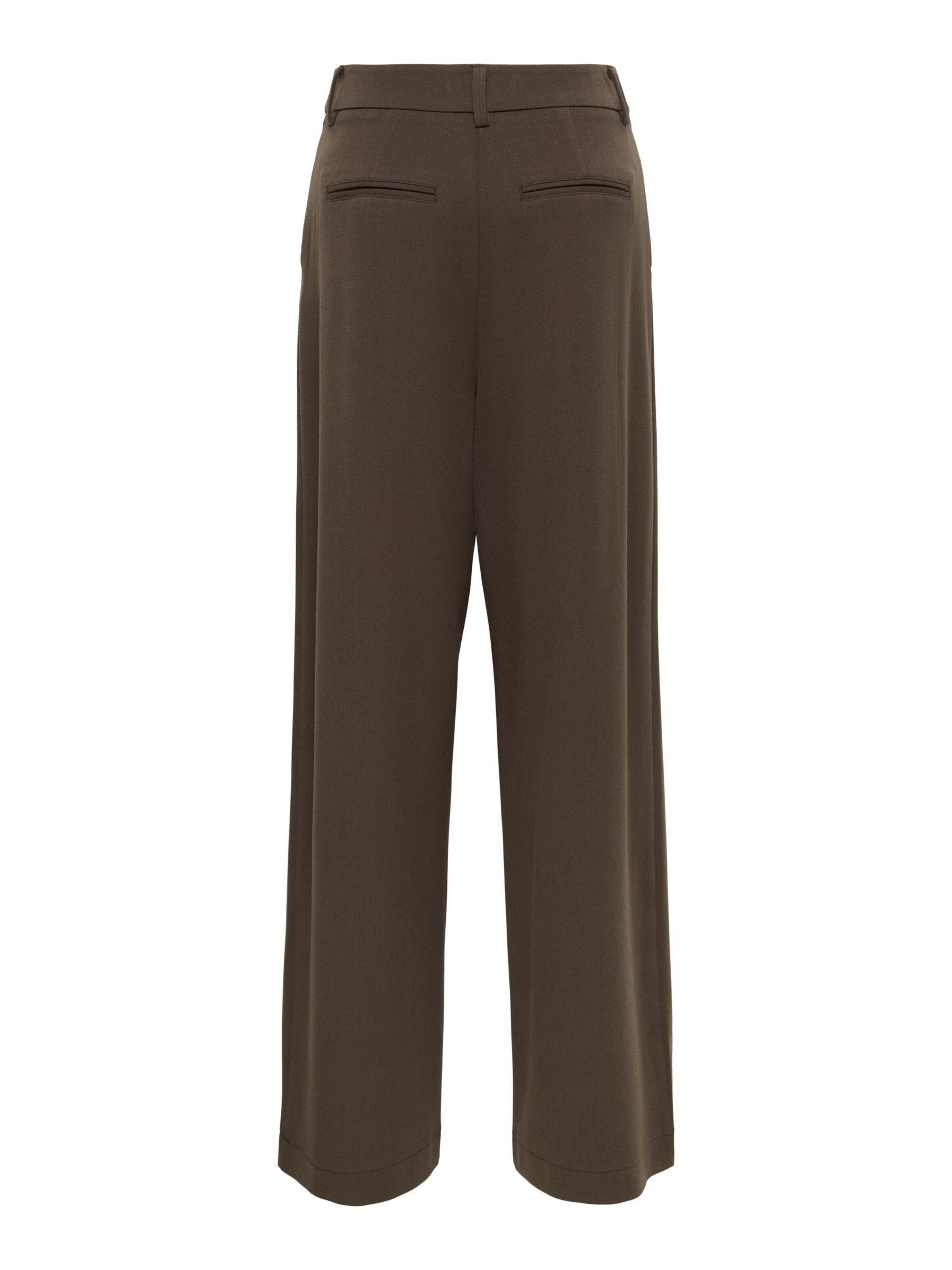 ONLY - Pierna ancha Pantalón plisado 'ONLPalino' en marrón