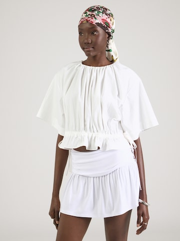& Other Stories Blus i vit: framsida