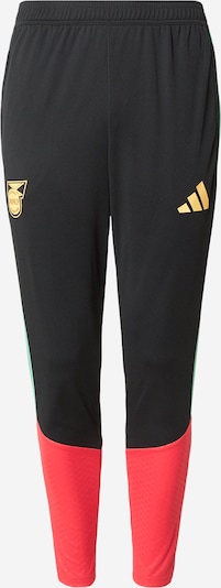 Sportinės kelnės iš ADIDAS PERFORMANCE, spalva – tamsiai žalia / spanguolių spalva / juoda, Prekių apžvalga