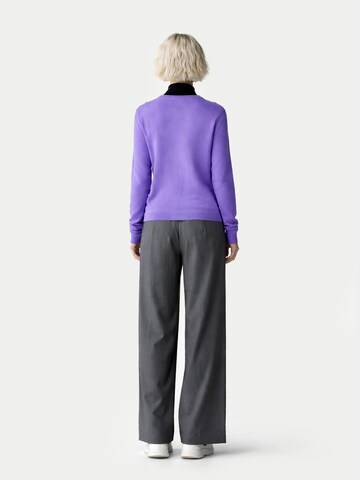 GOBI Cashmere Trui 'Women's Essential Cashmere Crewneck Sweater' in Lila