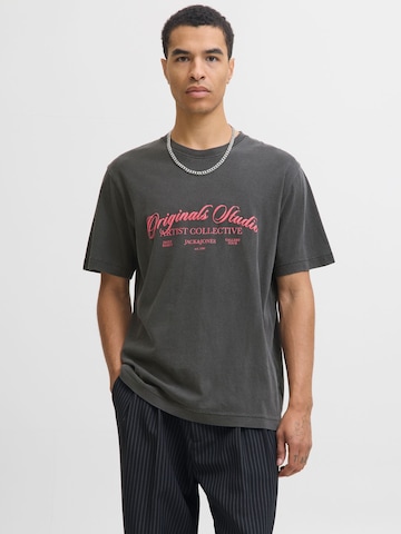 JACK & JONES - Camiseta en negro: frente