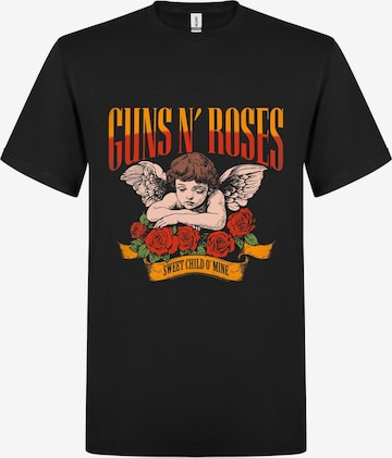 T-Shirt 'Guns N´Roses Sweet Child O Mine, Angel T-Shirt' GUNS N' ROSES en noir : devant
