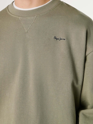 Pepe Jeans Sweatshirt 'GEO' in Groen