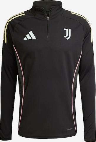 ADIDAS PERFORMANCE - Camiseta funcional 'Juventus Turin Tiro 25 Competition' en negro: frente