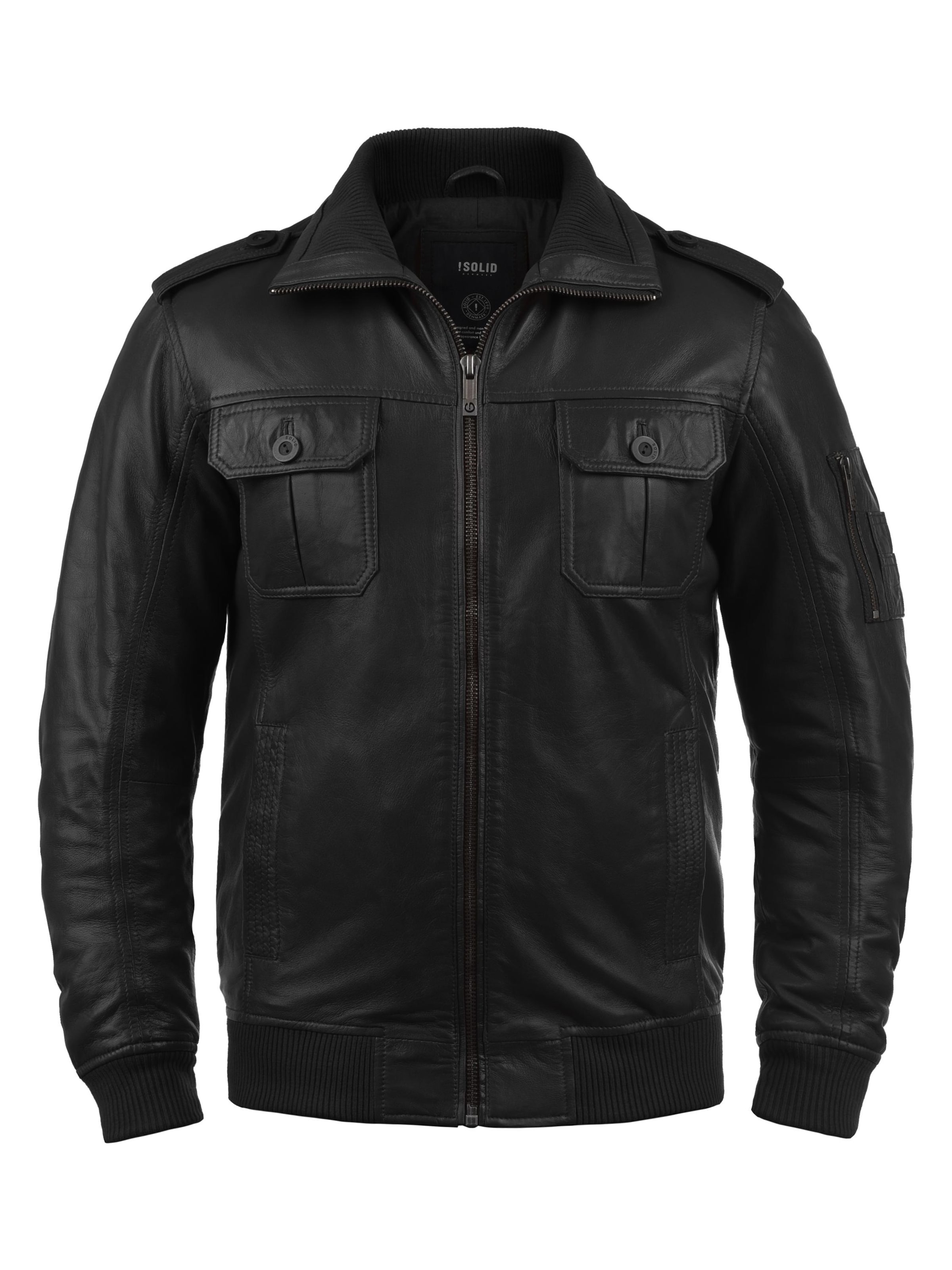 !Solid - Chaqueta de entretiempo 'SDFamash' en negro: frente