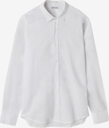 IUMAN Intimissimi Uomo Button Up Shirt in White: front
