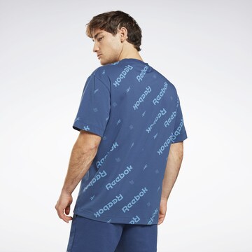 T-Shirt Reebok en bleu