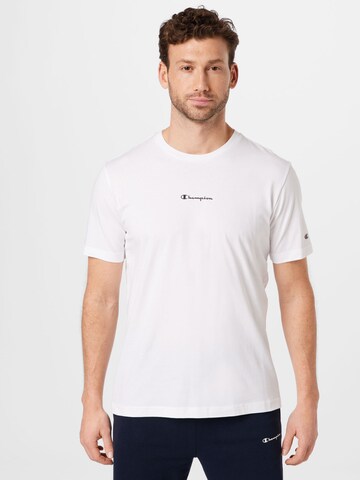 Champion Authentic Athletic Apparel - Camiseta en blanco: frente