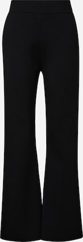 Bootcut Pantalon COMMA en noir : devant