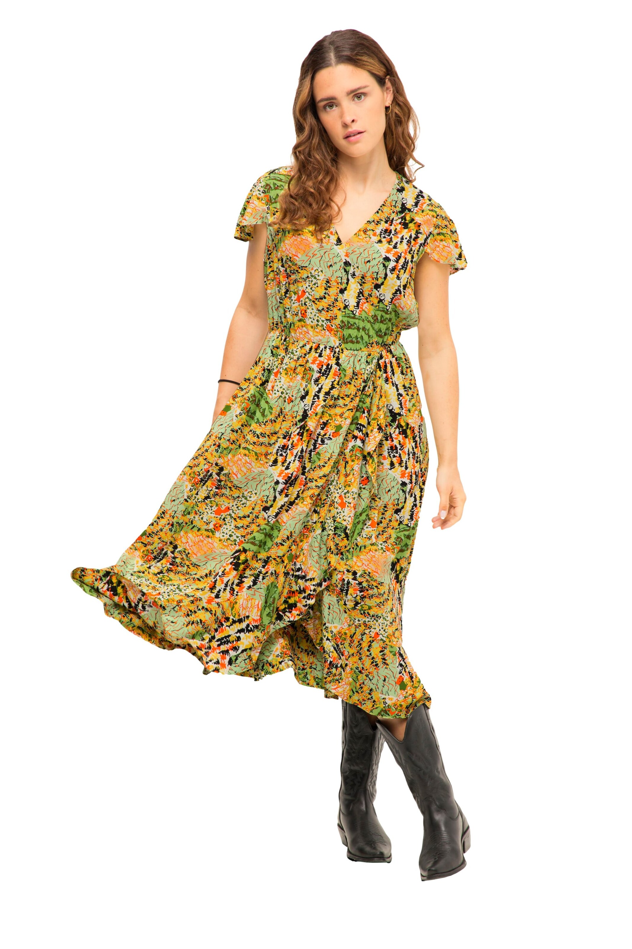 Studio Untold Dress in Mixed colours