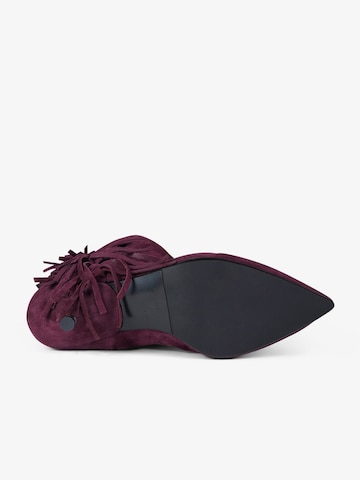GISEL MOIRE Enkellaarsjes 'Ariana' in Lila