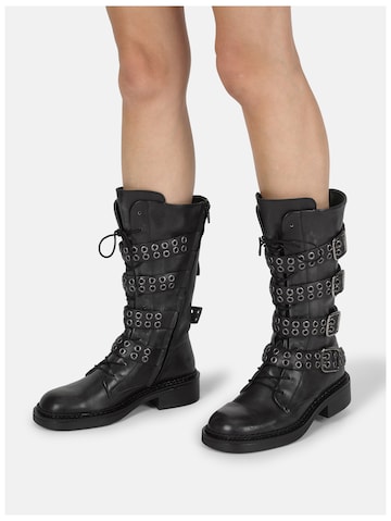 Bottes 'Brenda T006' FELMINI en noir : devant