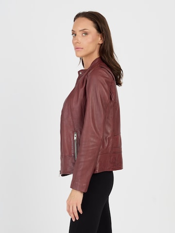 JCC Lederjacke in Rot