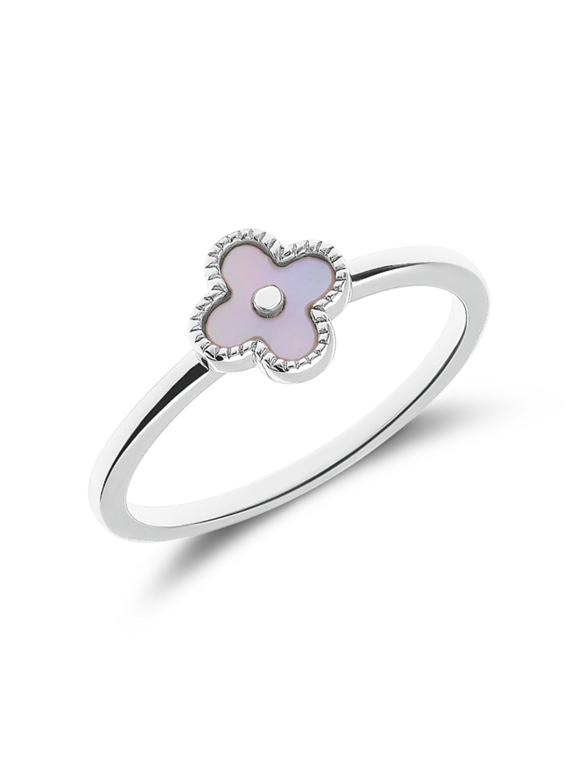 Lucardi Ring 'Statement' in Silver: front