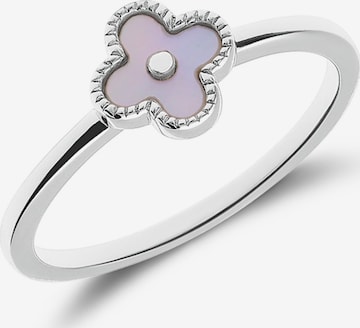 Lucardi Ring 'Statement' in Silver: front