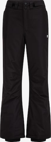 WE Fashion Regular Weatherproof pants 'Jongens' in Black: front